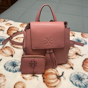 Tory Burch Small Backpack and Wallet